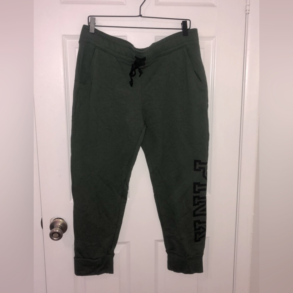 💚Dark Green PINK Sweat-pant Joggers💚